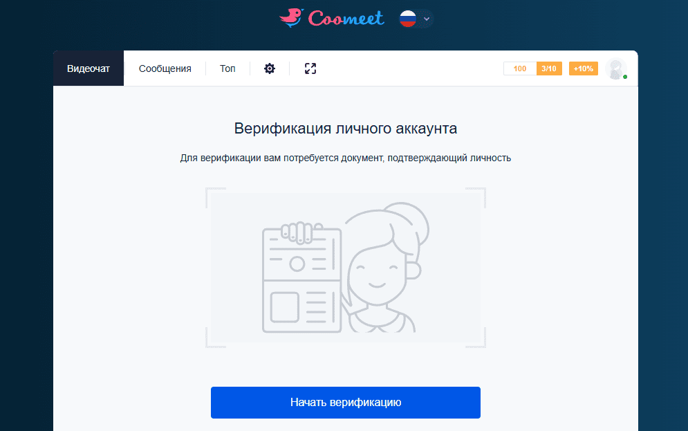 Верификация CooMeet модели 1